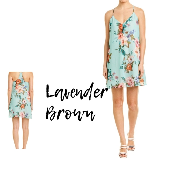 NWT Lavender Brown Racerback Dress - Picture 2 of 6